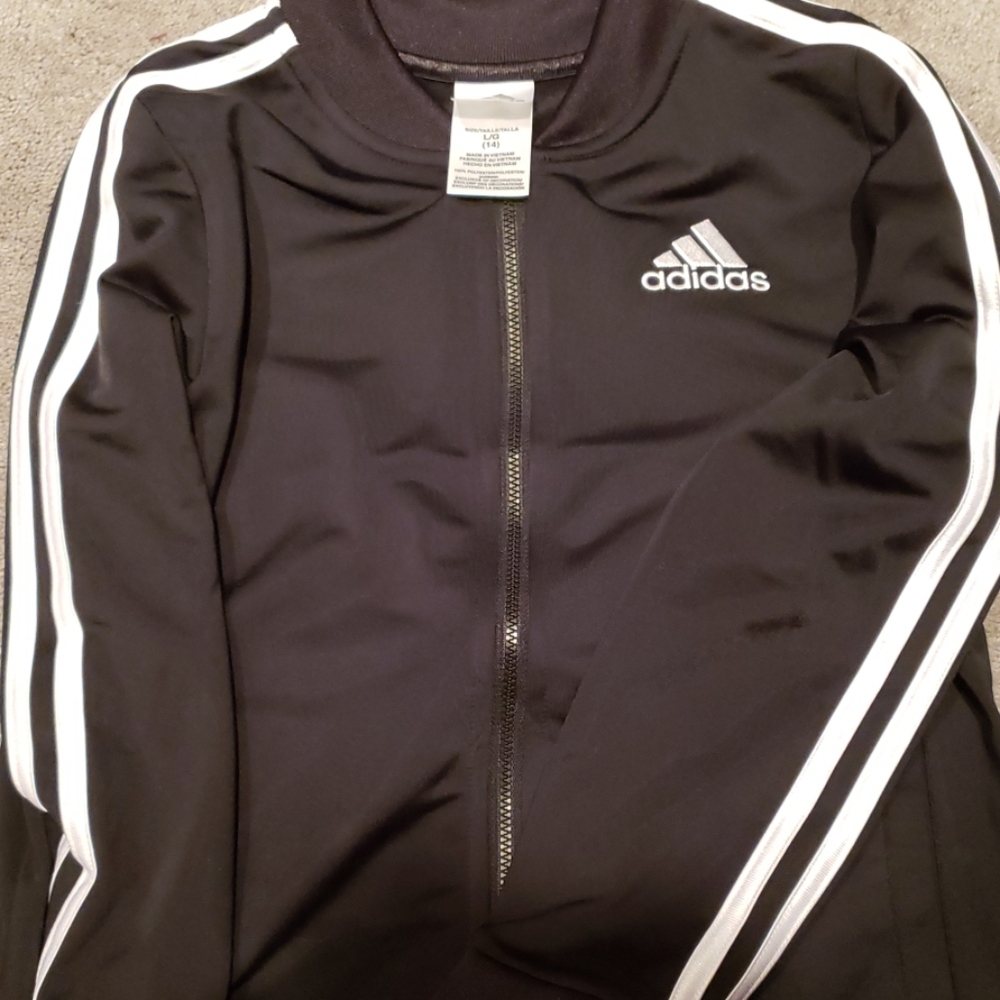 Adidas kid's size 14 zip up